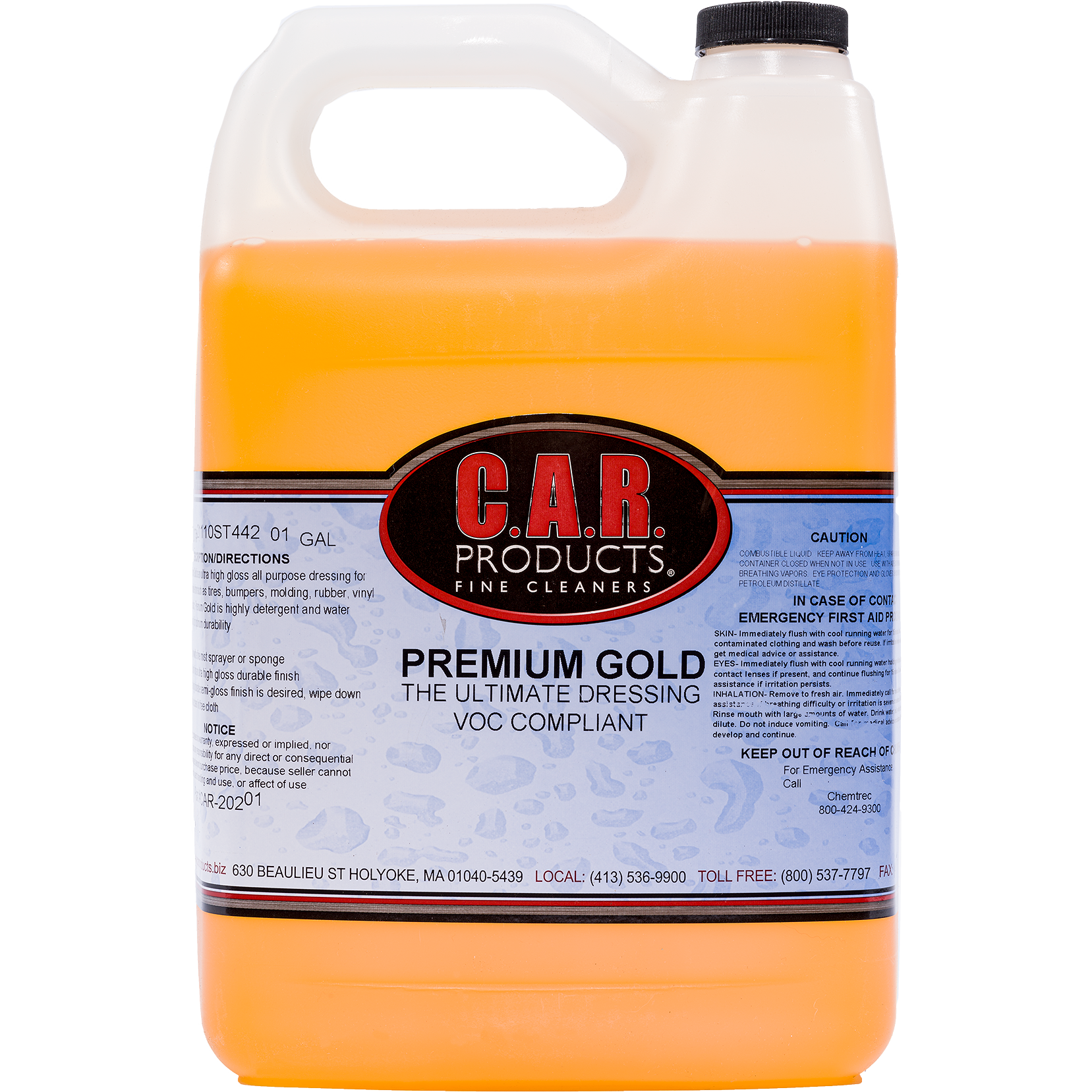 XCP CAR-20201 CAR Products Premium Gold Ultimate Dressing (1 gal)