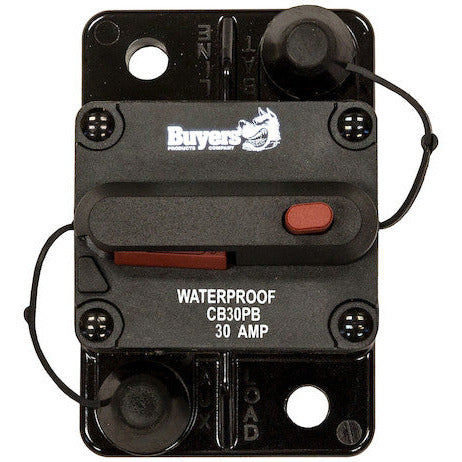 SBU CB30PB Buyers Waterproof Circuit Breaker w/ Reset (30A)