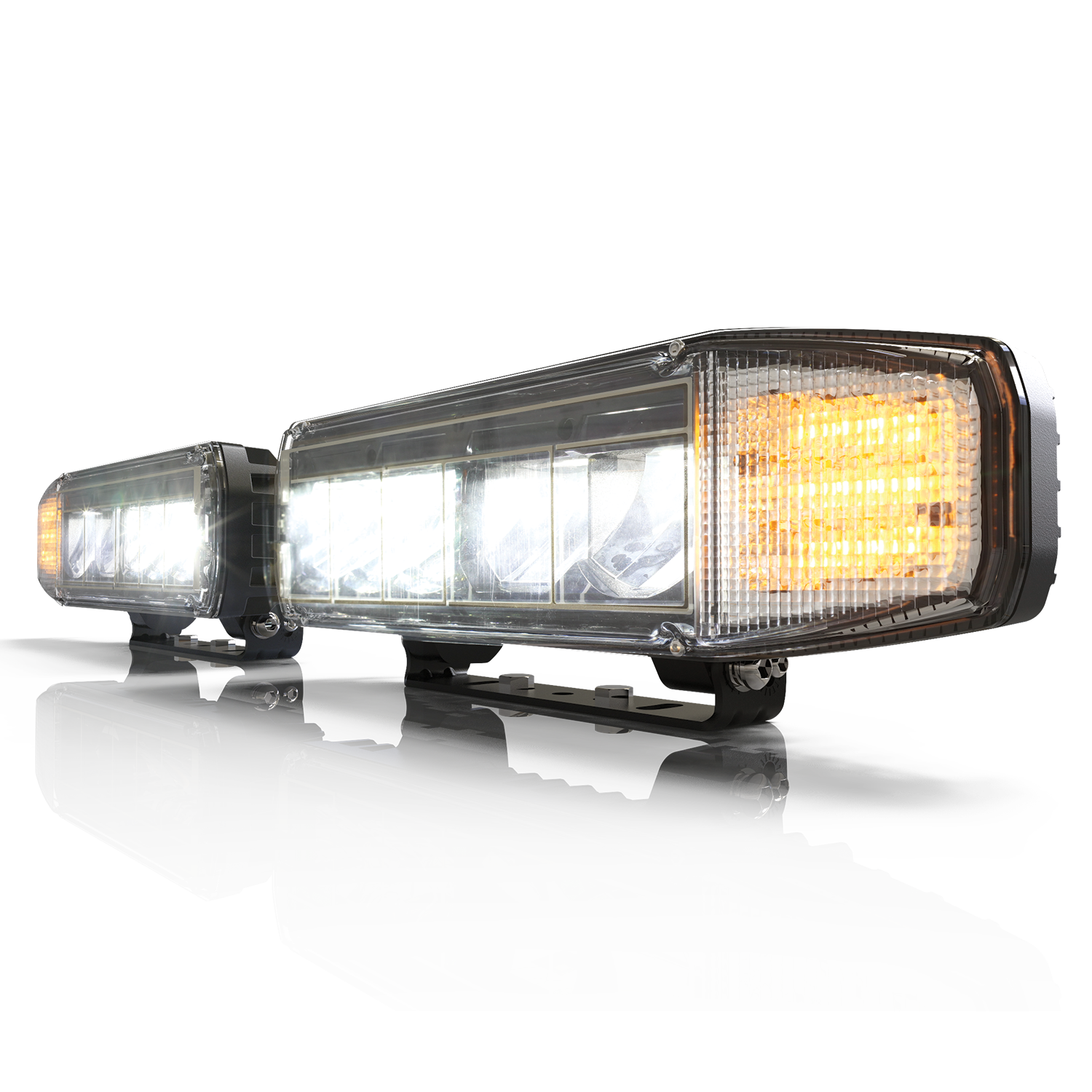 ECO EW4009 ECCO Pair of Heated LED DOT Snowplow Worklight