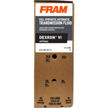 FRL F426-6GLBNB FRAM Full Synthetic Dexron VI Automatic Transmission Fluid (6 Gal)