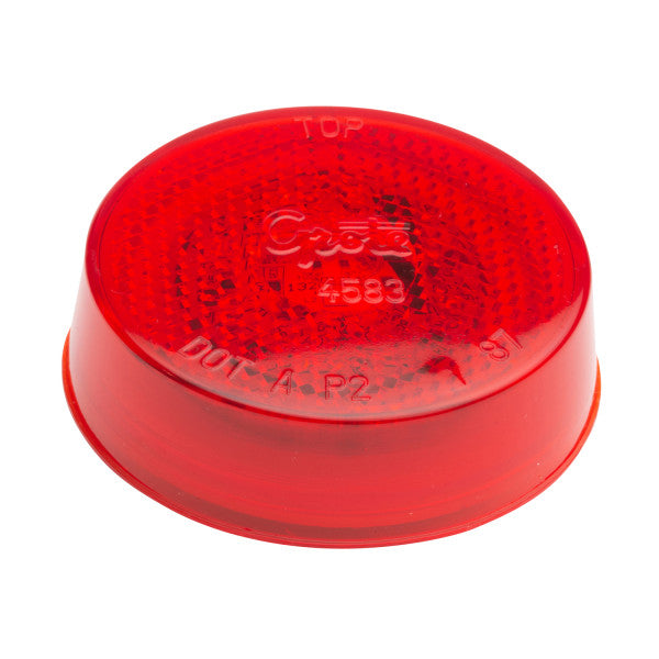 LTG G1002 Grote Hi Count 13-Diode LED Round Clearance Marker Light (2.5", Reflective Lens, Red)