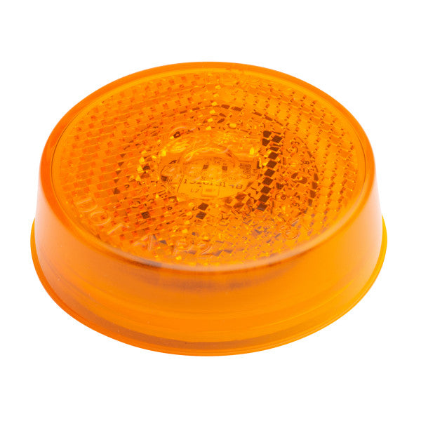 LTG G1003 Grote Hi Count 13-Diode LED Round Clearance Marker Light (2.5", Reflective Lens, Amber)
