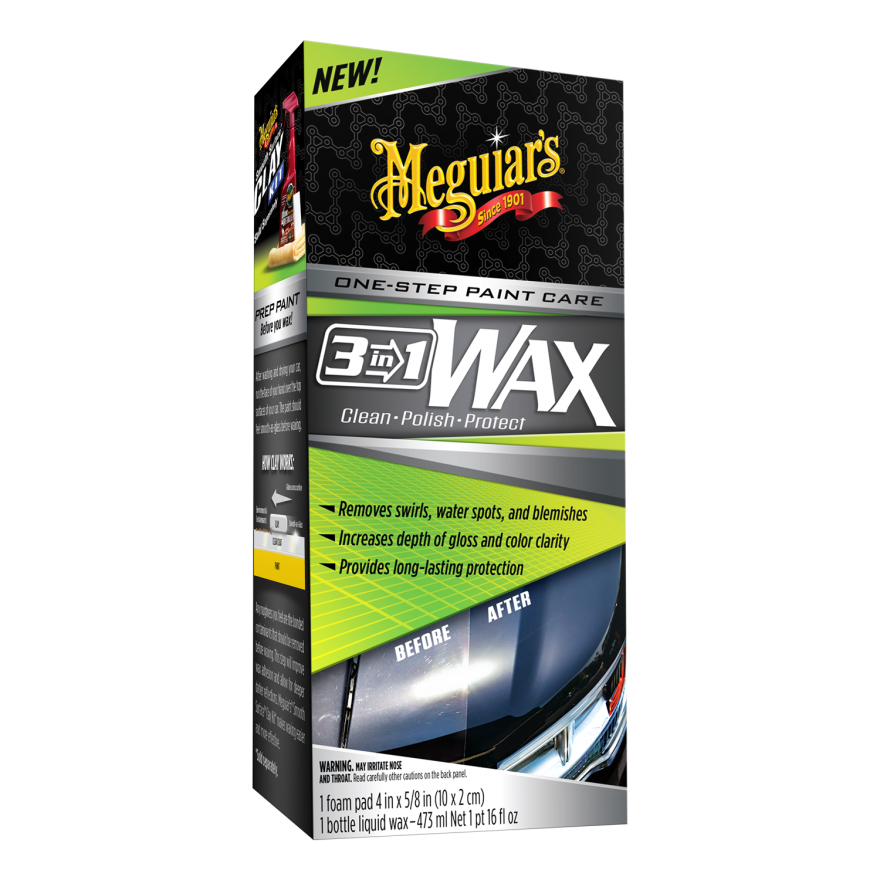 MEG G191016 Meguiar's 3-in-1 Wax (16 oz)