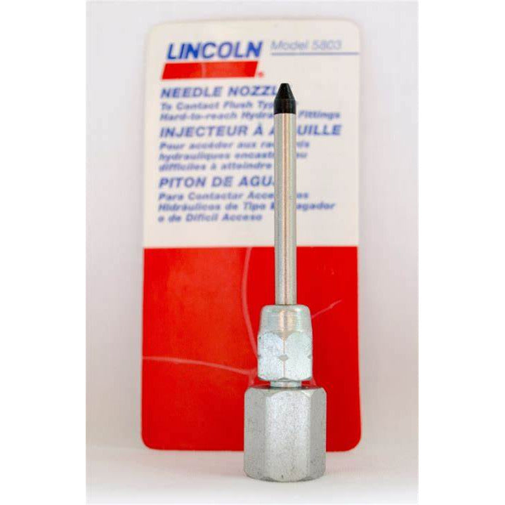 ET LIN5803 Lincoln Grease Gun Needle Nose Adapter (2-3/4", 1/8" NPTF)