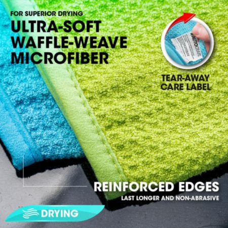 ATO AC4704 Autocraft Microfiber Waffle Drying Towel (2 pk)