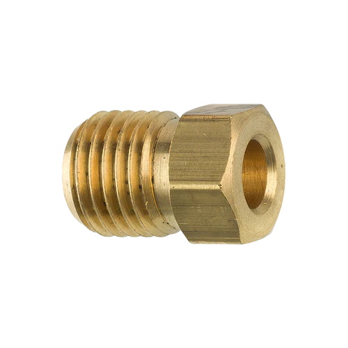 BL BLF-64B AGS Brass Tube Nut, 3/16 Tube (3/8-24 Inverted)