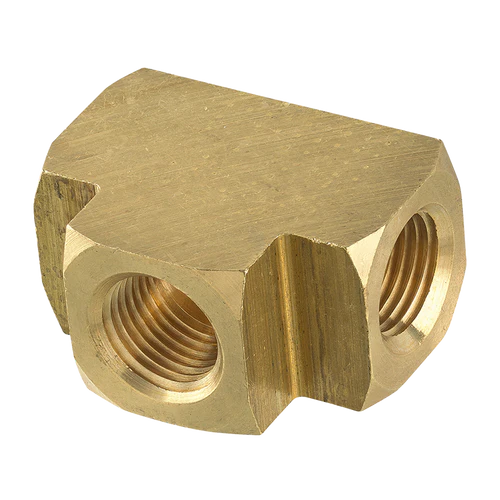 BL BLF-70B AGS Brass Union Tee (Female 1/8-27 NPT)