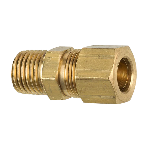 BL CF-17B AGS Brass Compression Connector, 3/8" Tube (Male 1/4-18 NPT)