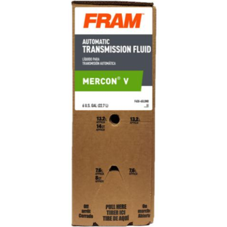 FRL F450-6GLBNB FRAM Mercon V Automatic Transmission Fluid (6 Gal)