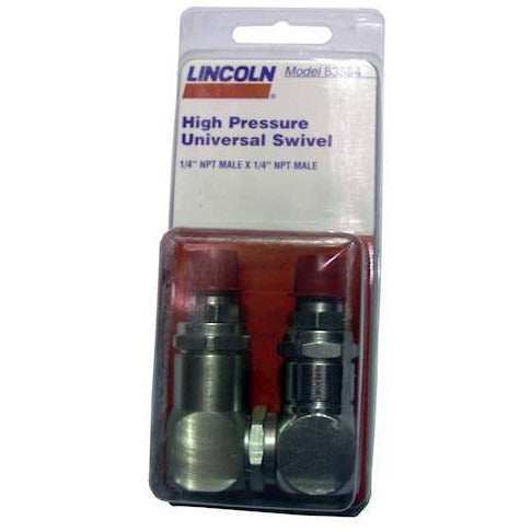 ET LIN83594 Lincoln High Pressure Universal Swivel (1/4" MNPT x 1/4" MNPT)