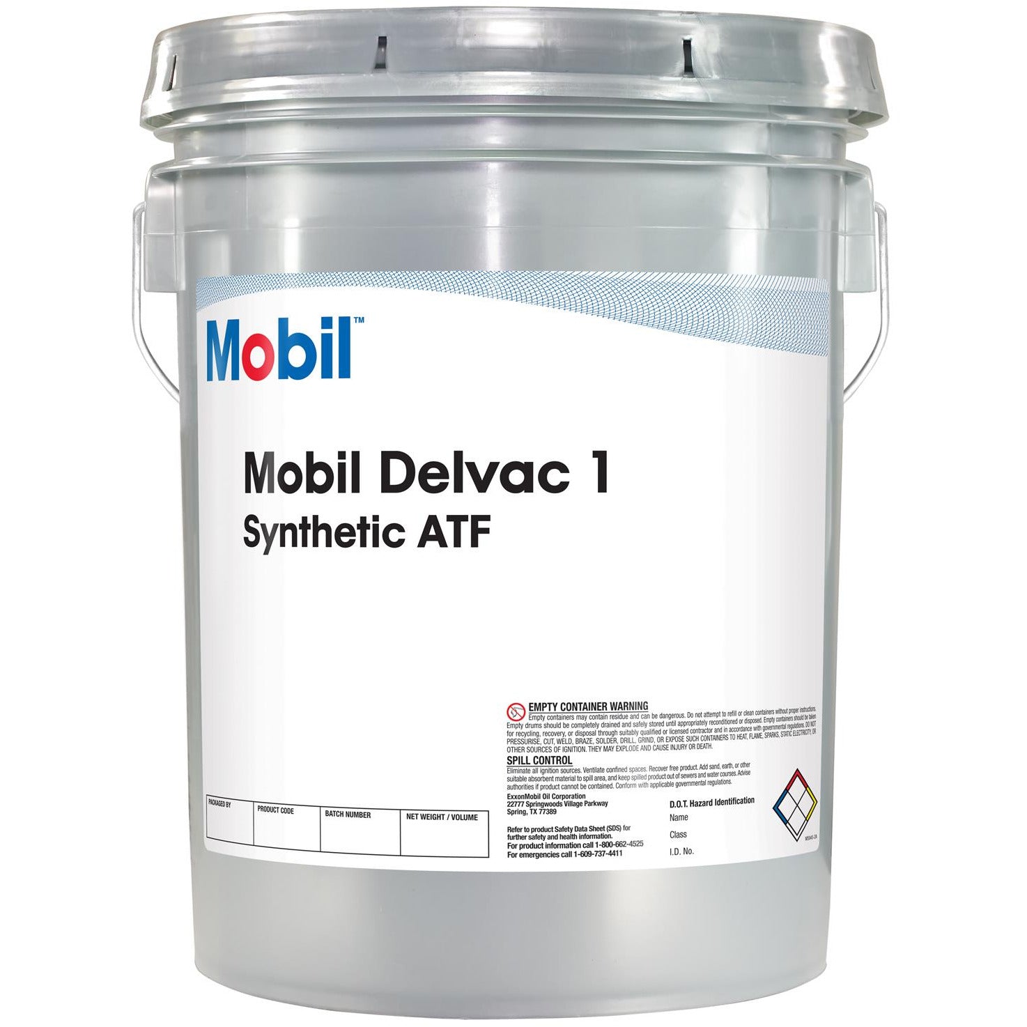 XMO 122058 Mobil Delvac 1 Synthetic ATF 5 Gal