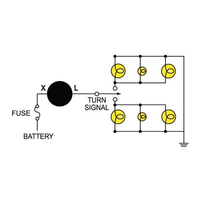 SLB LL552.MC1 Novita Long Life Hazard and Turn Signal Flasher (2 pin, 12V)