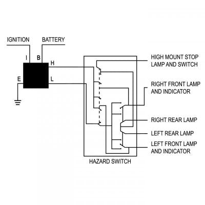 SLB EP27.MC1 Novita LED Hazard and Turn Signal Flasher (5 pin, 12V)