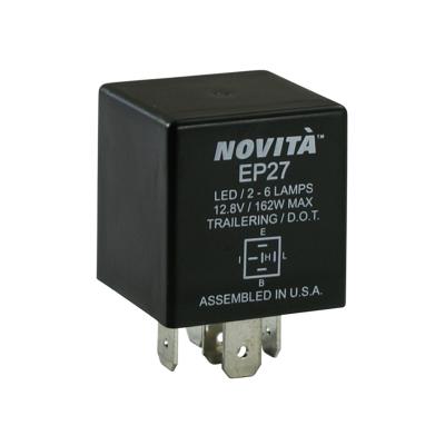 SLB EP27.MC1 Novita LED Hazard and Turn Signal Flasher (5 pin, 12V)