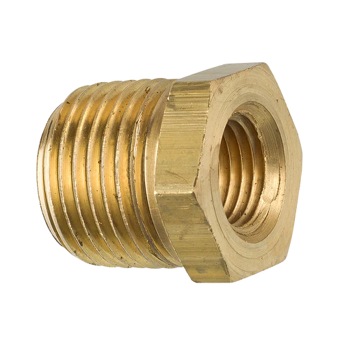 BL PTF-19B AGS Brass Bushing (Male 1/2-14 NPT, Female 1/4-18 NPT)