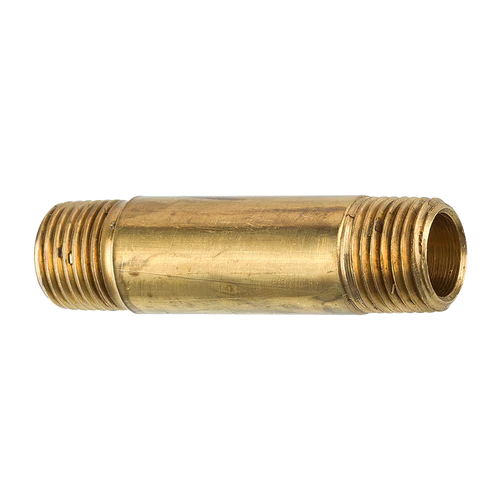 BL PTF-27B AGS Brass Long Nipple (Male 1/8-27 NPT)