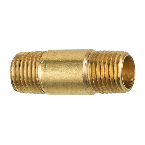 BL PTF-32B AGS Brass Long Nipple (Male 1/4-18 NPT)