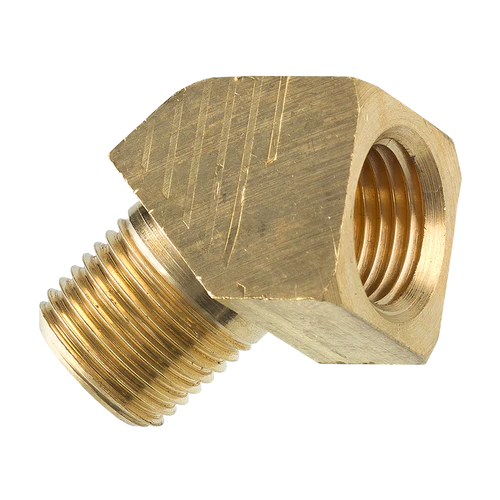 BL PTF-69B AGS Brass 45 Degree Street Elbow (Male 1/8-27 NPT, Female 1/8-27 NPT)