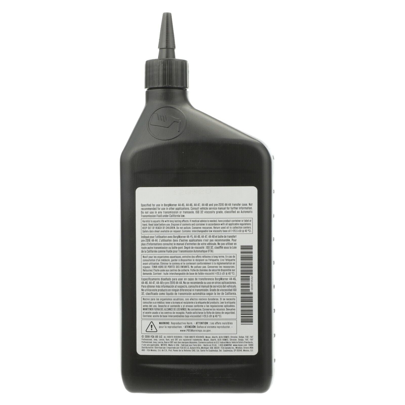 XMP 68089195AA Mopar Conventional BW 44-45 Transfer Case Gear Oil (1 qt)