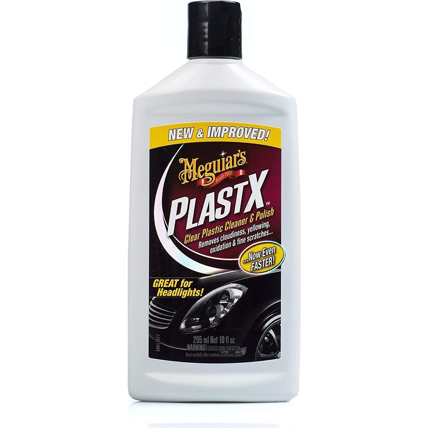 MEG G12310 Meguiar's PlastX Clear Plastic Cleaner & Polish (10 oz)