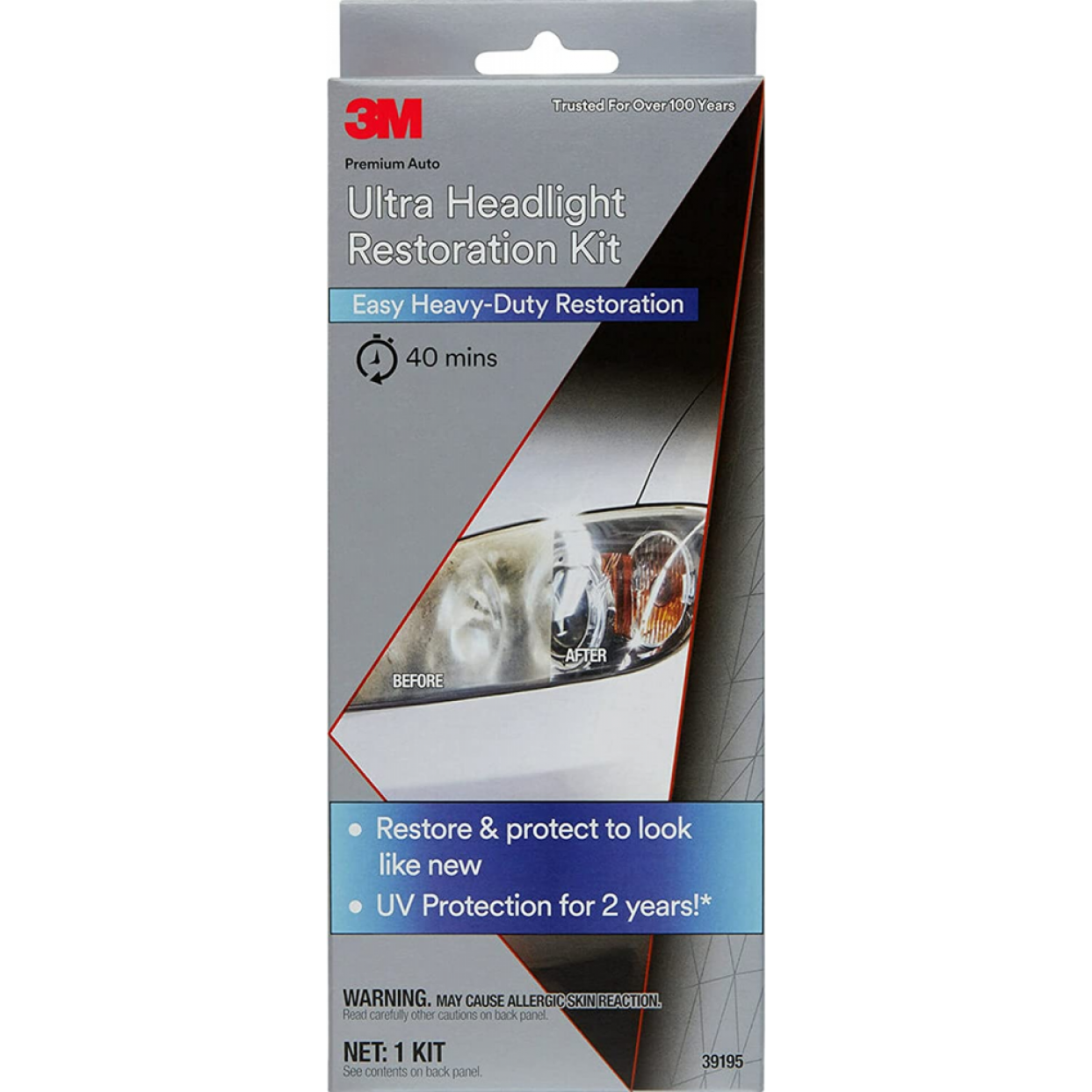MMM 39195 3M Ultra Headlight Restoration Kit