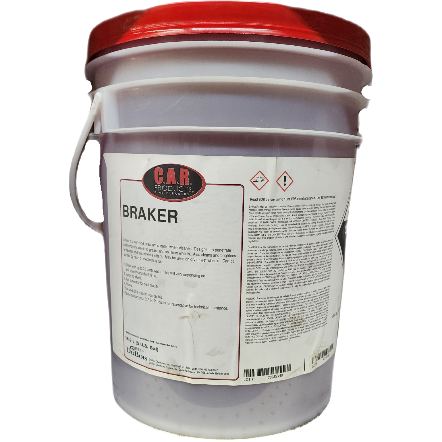 XCP ICS-36105 CAR Products Braker Wheel Cleaner (5 gal)