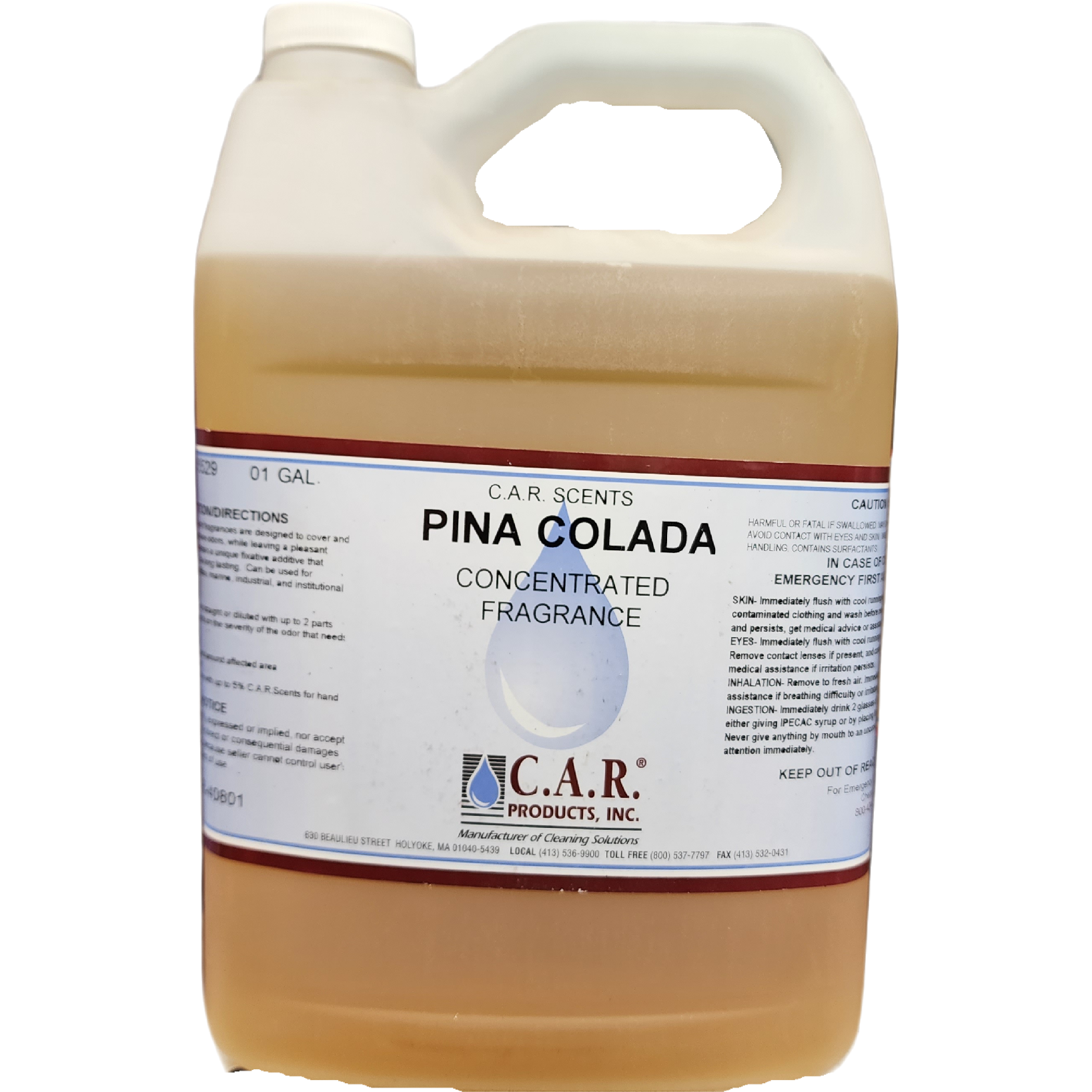 XCP CAR-40801 CAR Products Pina Colada Concentrated Fragrance (1 gal)