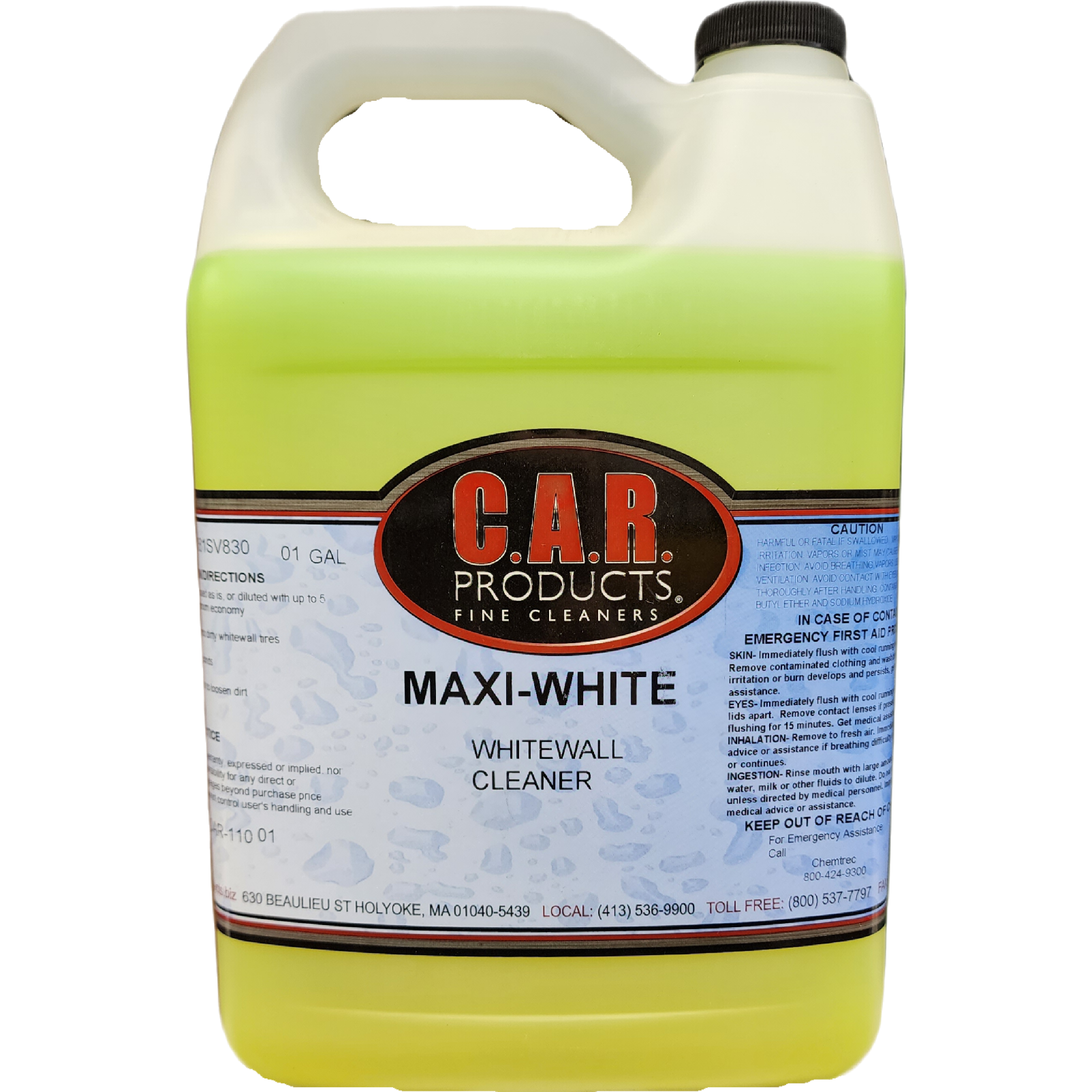 XCP CAR-11001 CAR Products Maxi-White Whitewall Cleaner (1 gal)