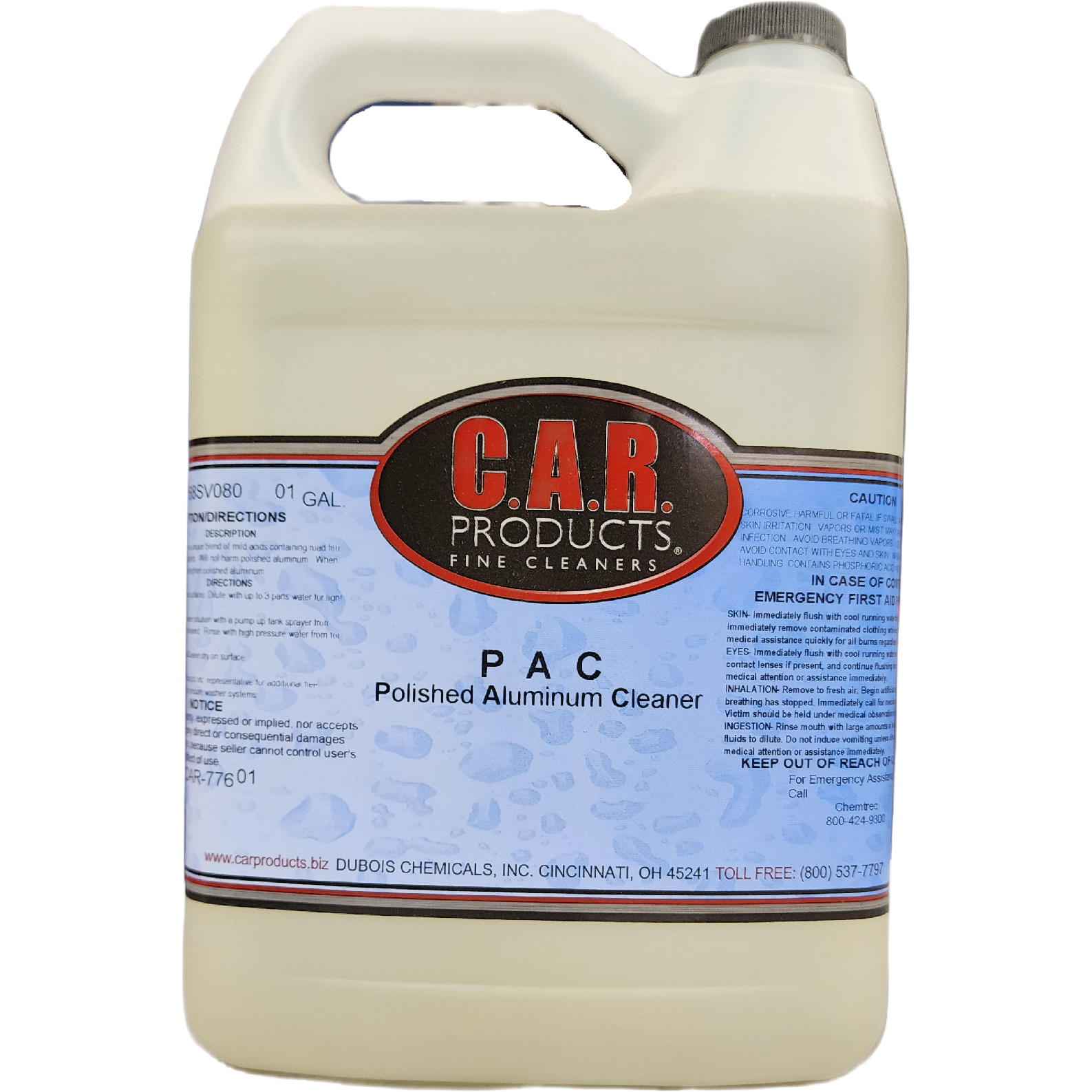 XCP CAR-77601 CAR Products Polished Aluminum Cleaner Acid (1 gal)