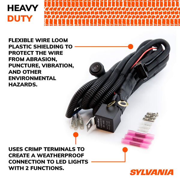 SLB LBARHRNS3P.BX Sylvania Dual Mode 1 Output LED Wiring Harness