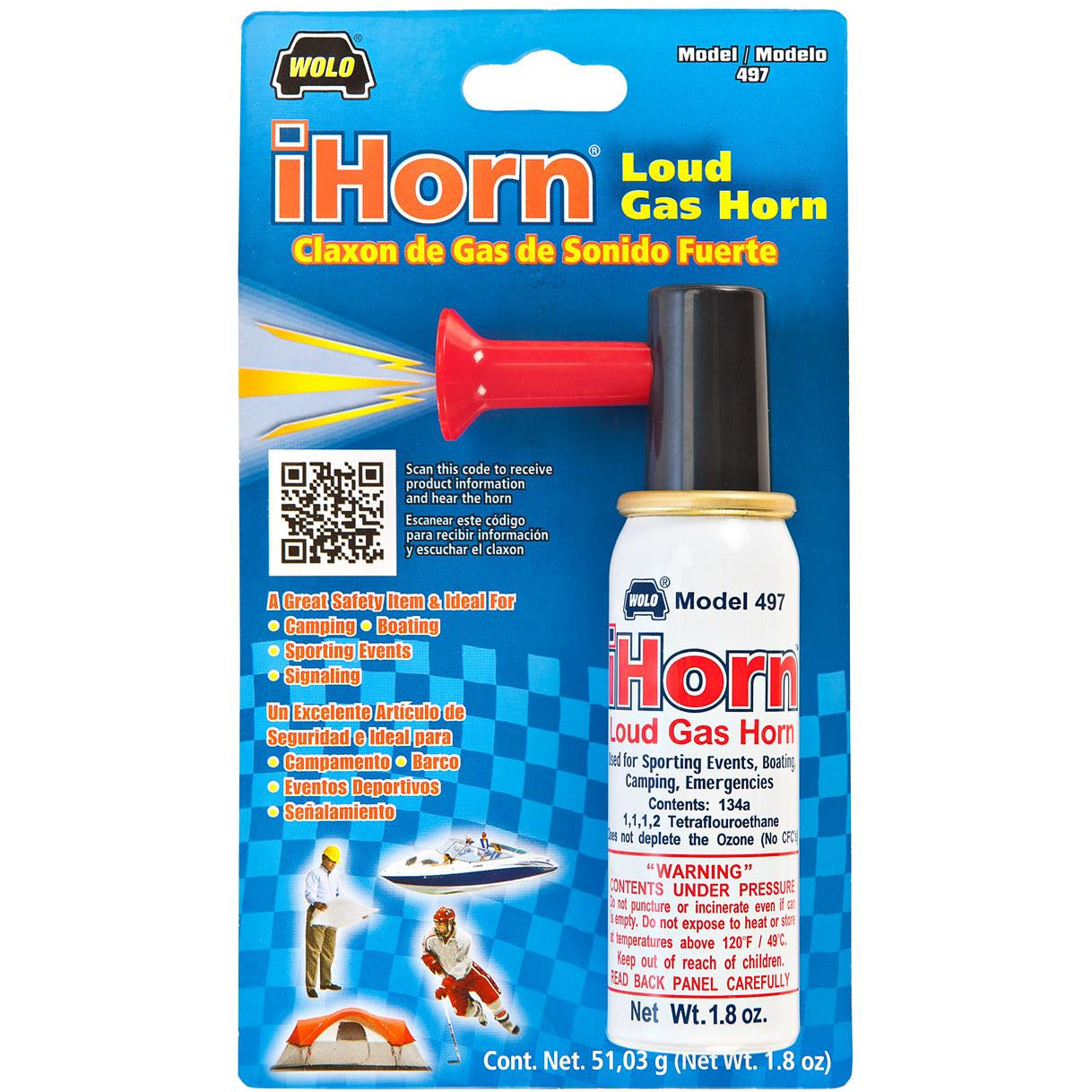 WLO 497 Wolo iHorn Gas Horn